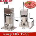 New 5 Liters Home and Commercial Use_Stainless Steel Sausage Filler Stuffing Stuffer Machine